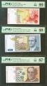World Coins - Set of 5 banknotes of 1,000 Pesetas, 2,000 Pesetas, 5,000 Pesetas and 10,000 Pesetas, from the 1992 issue, all without series, and the 2,000 Pesetas from 1992 with the 1S series a