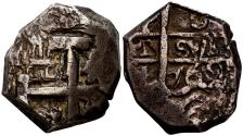 World Coins - CARLOS III (1759-1788). 8 Reales. (Ar. 16,21g/25mm). 1769. Potosí V-Y. (Cal-2019-1147). MBC.