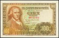World Coins - 100 Pesetas. 2 de Mayo de 1948. Serie B. (Edifil 2023: 456a). EBC.