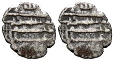 World Coins - HABBARÍES, EMIRES DEL SIND. Umar II. Damma. (Ar. 0,45g/9mm). Sin fecha ni ceca. (Mitchiner 1977-650). BC+. Escasa.