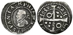 World Coins - FELIPE IV. 1 Croat. 1638. Barcelona. Cal-980; Cru.C.G. 4414i. Ar. 2,94g. MBC+. Escasa.