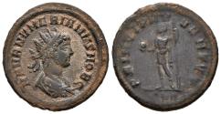 Ancient Coins - NUMERIANO. Antoniniano. 282 d.C. Roma. A/ Busto radiado y drapeado con coraza a derecha. M AVR NVMERIANVS C. R/ Emperador estante a izquierda portando cetro y globo. PRINCIPI IVVE