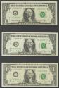 World Coins - USA. 1 Dollar. Federal Reserve Note. 12 banknotes from serial number A to L (all issuing banks incuded). 1974. (Friedberg: 1908A/L). Nice set. Uncirculated.