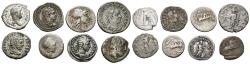 World Coins - ROMAN REPUBLIC and ROMAN EMPIRE. Set of 8 denarii, 3 of them from different republican families and the other 5 from different Roman emperors, some of them lined. TO EXAMINE.