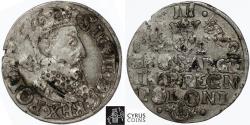 World Coins - POL018 POLAND: SIGISMUND III: 1587-1632, AR 3 Groschen, , dated 1622, pleasing XF condition. KM #31
