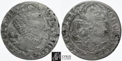 World Coins - POL017 POLAND: SIGISMUND III: 1587-1632, AR 6 Groschen, dated 1626, minted in the capital Cracow, almost XF condition. KM #42