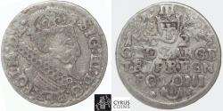 World Coins - POL006 POLAND: SIGISMUND III: 1587-1632, AR 3 Groschen, , dated 1623, pleasing XF condition with full legend. KM #31