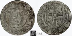 World Coins - POL028 POLAND: SIGISMUND III: 1587-1632, AR Groschen, , dated (16)24, pleasing XF condition. KM #11