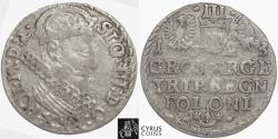 World Coins - POL005 POLAND: SIGISMUND III: 1587-1632, AR 3 Groschen, , dated 1623, pleasing XF condition with full legend. KM #31