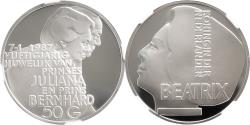 World Coins - 50 gulden 1987 Beatrix NGC PF 70 ULTRA CAMEO PROEFONTWERP