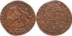 World Coins - 1621. Rekenkamer van Brabant. Rechtvaardigheid bestuur van aartshertogen Albrecht en Isabella