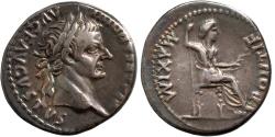 Ancient Coins - AR Denarius Tiberius (14-37)