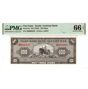World Coins - 100 dong n.d. (1955) Vietnam PMG 66 EPQ