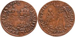 World Coins - 1580. Het slechten van de vestingwerken te Leeuwarden, Harlingen en Stavoren