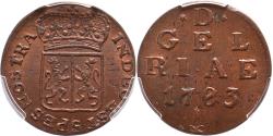World Coins - Duit Gelderland 1783 PCGS MS 63 BN
