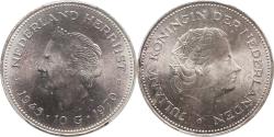 World Coins - 10 gulden 1970 Juliana PCGS MS 64