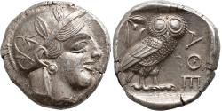 Ancient Coins - AR Tetradrachm Attica, Athens, 440-420 BC