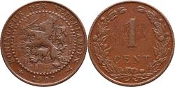 World Coins - 1 cent 1907 Wilhelmina ZFr