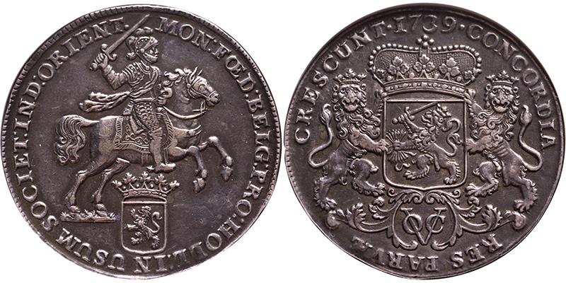ステンレストークン Silver rider or Ducaton Holland VOC 1739 | Australian & Oceanian Coins