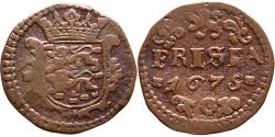 World Coins - Duit Friesland 1675