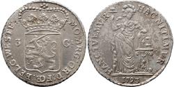 World Coins - 3 gulden West-Friesland 1793