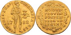 World Coins - Gouden dukaat Utrecht 1788