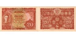World Coins - 20 cents N.D. (1945) Malaya PMG 63 EPQ