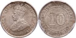 World Coins - 10 cents 1926 George V Straits Settlements PCGS MS 63