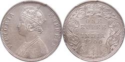 World Coins - 1 rupee 1900B Victoria British India PCGS MS 62