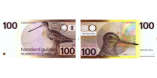 World Coins - 100 gulden 1977 PMG 66 EPQ