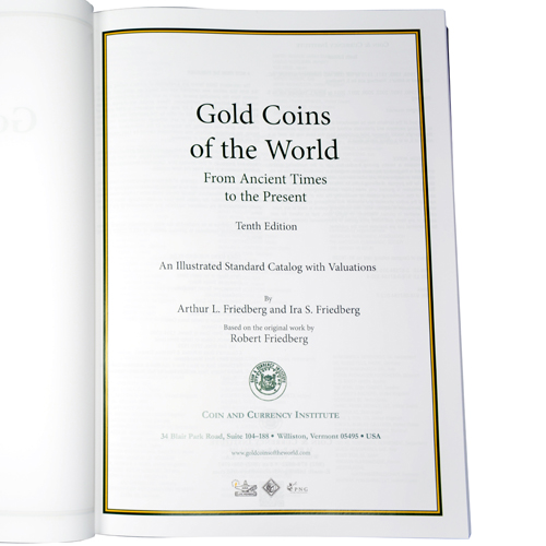 Friedberg – Gold Coins of the World From Ancient Times to the
