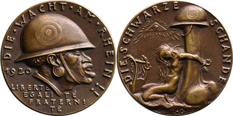 1920. The black watch on the Rhine | Tokens & Medals