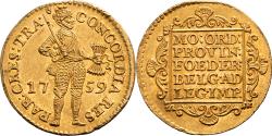 World Coins - Gouden dukaat Utrecht 1759