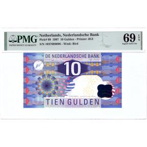 World Coins - 10 gulden 1997 PMG 69 EPQ
