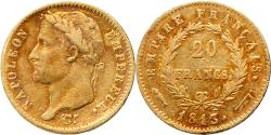 World Coins - 20 francs 1813U Napoleon I ZFr