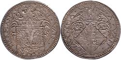 World Coins - Z.j. (1596). Huwelijk Hessel van Hermane & Anna van Lyauckema