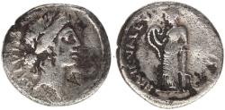 Ancient Coins - Man. Acilius Glabrio, 49 BC. AR Denarius