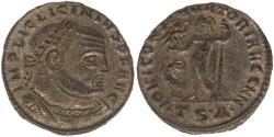 Ancient Coins - Licinio I. Follis. 312-313 d.C. Tesalónica. 3,3.g