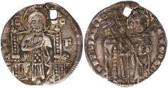World Coins - Italy. Venice. Andrea Contarini AD 1367-1382. Grosso AR