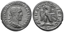 Ancient Coins - Trajan Decius AR Tetradrachm of Antioch, Syria. Struck AD 249-251.