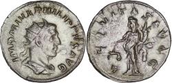 Ancient Coins - Roman Imperial. Philip I the Arab (AD 244-249). AR Antoninianus. Rome