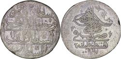 World Coins - Ottoman Empire. Abdul Hamid I (1774-1789). AR Kurush. Constantinople. AH 1187, Year 12