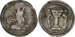 Ancient Coins - Sasanian Empire. Shapur I (A.D. 241-272). AR Obol