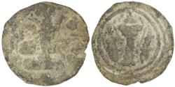 Ancient Coins - Sasanian Empire. Shahpur II ( AD 309-379). Lead Pashiz