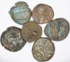 Ancient Coins - Lot of 6 copper coins. Elymais and Seleucid