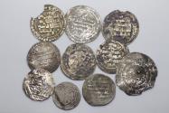 Ancient Coins - Group lot of 10 AR Islamic Drachms, various types and mints