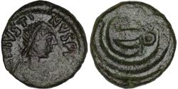 Ancient Coins - Byzantine Empire. Justinian I the Great (AD 527-565). Æ Pentanummium. Constantinople