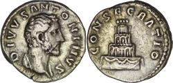 Ancient Coins - Roman Imperial. Antoninus Pius (AD 138-161). AR Denarius. Rome