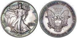 World Coins - USA. American Silver Eagle Dollar. 1989