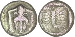 Ancient Coins - Caria. Mylasa. (Circa 450-400 BC). AR Hemiobol